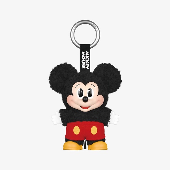 Pop Mart Disney Mickey Family Cute Together Mickey Plush Pendant Keychain